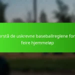 Forstå de uskrevne baseballreglene for å feire hjemmeløp