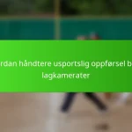 Hvordan håndtere usportslig oppførsel blant lagkamerater