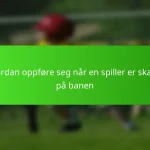 Hvordan oppføre seg når en spiller er skadet på banen