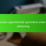 Hvordan opprettholde sportsånd under en utklassing