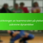 Innvirkningen av teammoralen på ytelse og uskrevne dynamikker