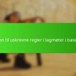 Rollen til uskrevne regler i lagmøter i baseball