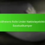 Stillhetens Rolle Under Nøkkeløyeblikk I Baseballkamper